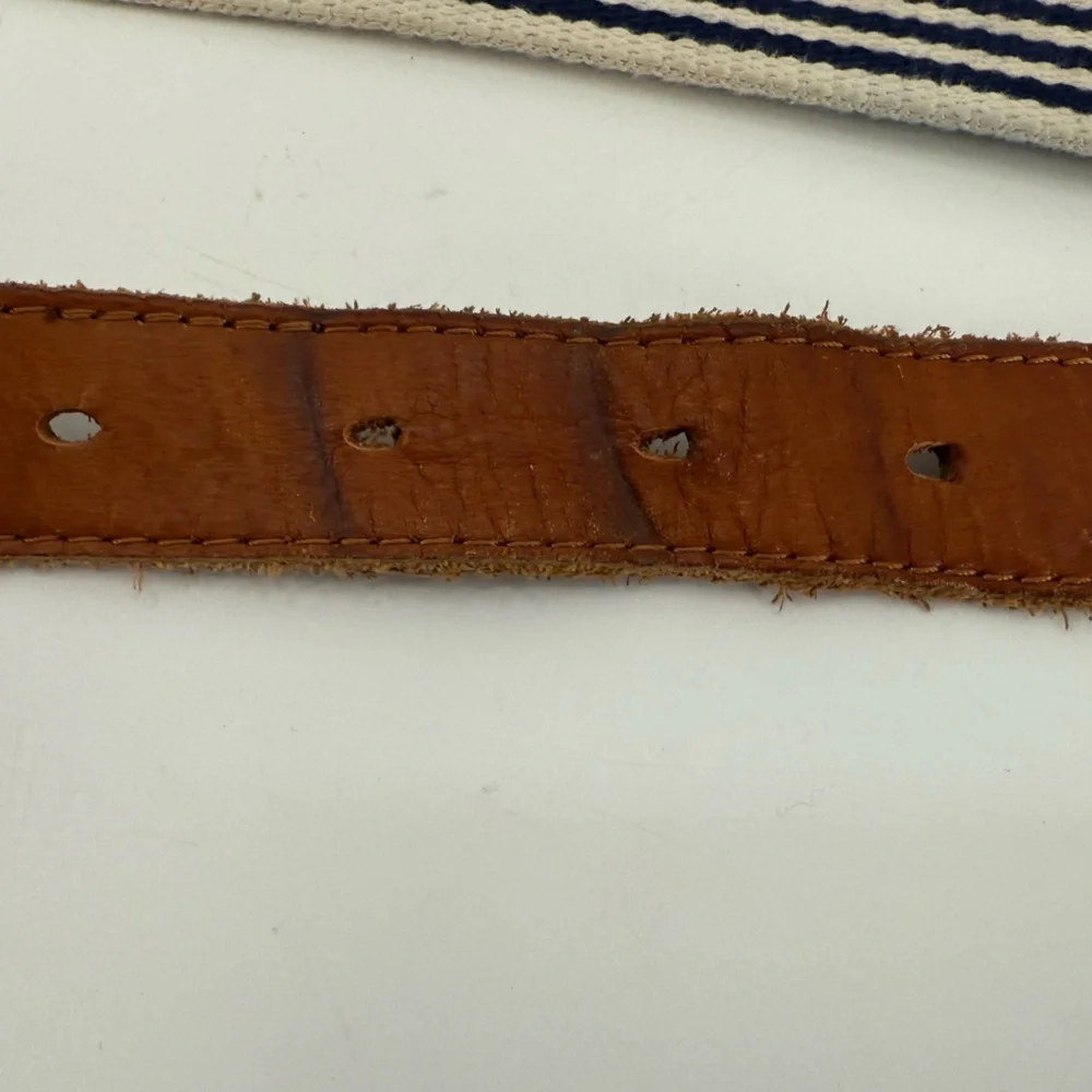 Vintage H&M Canvas & Leather Belt‎ L/XL